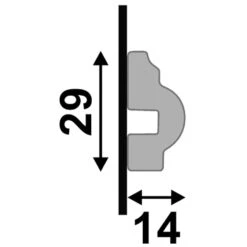 Leader 2.4m White Gloss Wrapped Chair Rail Moulding (120115) 7 Leader 2.4m White Gloss Wrapped Chair Rail Moulding (120115) -Quality Home Flooring Store 2 4m white gloss wrapped chair rail moulding 120115 p120115 243518 image
