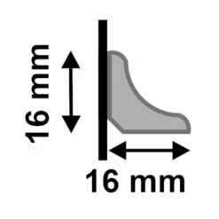 Leader 2.4m White Gloss Wrapped Half Round Moulding Moulding (120116) -Quality Home Flooring Store 2 4m white gloss wrapped half round moulding moulding 120116 p120116 243238 image
