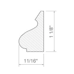 Leader 2.4m White Primed Base Cap Moulding (120093) 5 Leader 2.4m White Primed Base Cap Moulding (120093) -Quality Home Flooring Store 2 4m white primed base cap moulding 120093 p120093 243174 image
