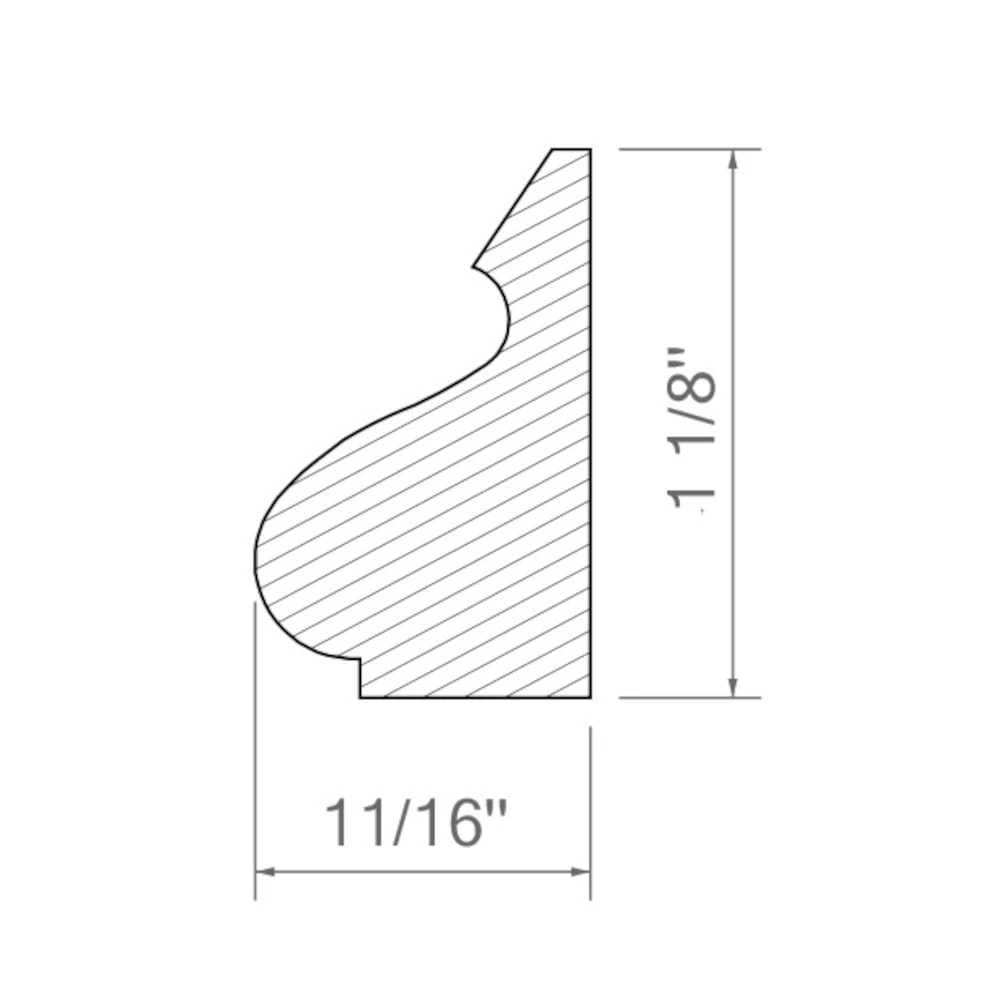 Leader 2.4m White Primed Base Cap Moulding (120093) 4 Leader 2.4m White Primed Base Cap Moulding (120093) - Image 2