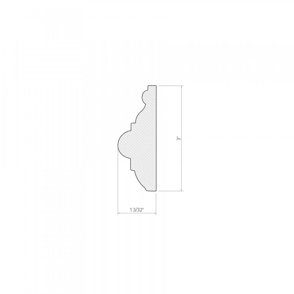 Leader 2.4m White Primed Dado Rail (120100) 4 Leader 2.4m White Primed Dado Rail (120100) - Image 2
