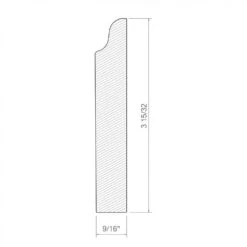 Leader 2.4m White Primed Decorative Large Base Moulding (120107) 5 Leader 2.4m White Primed Decorative Large Base Moulding (120107) -Quality Home Flooring Store 2 4m white primed decorative large base moulding 120107 p120107 243522 image