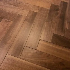 Liberty Floors American Black Walnut - Herringbone Parquet 14mm Engineered Real Wood Flooring (219505) -Quality Home Flooring Store american black walnut herringbone parquet 14mm engineered real wood flooring 219505 p85876 196395 image