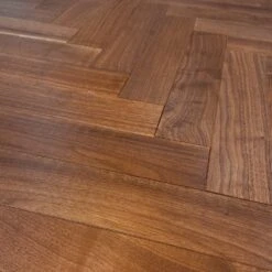 Liberty Floors American Black Walnut - Herringbone Parquet 14mm Engineered Real Wood Flooring (219505) -Quality Home Flooring Store american black walnut herringbone parquet 14mm engineered real wood flooring 219505 p85876 196399 image