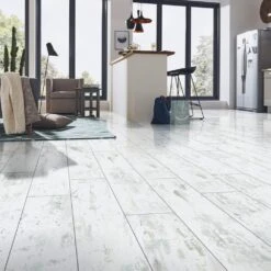 Liberty Floors Antique White - Lustre 8mm Laminate Flooring (217792) -Quality Home Flooring Store antique white lustre 8mm laminate flooring 217792 p84874 196375 image