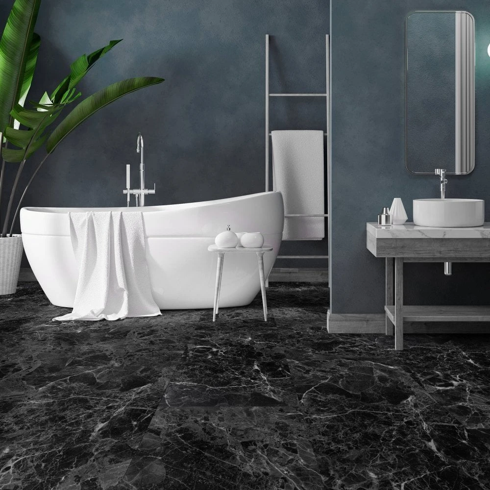 Liberty Floors Black Granite - Lifestyle Plus 5mm Rigid Core Vinyl Flooring (314668) 4 Liberty Floors Black Granite - Lifestyle Plus 5mm Rigid Core Vinyl Flooring (314668) - Image 2