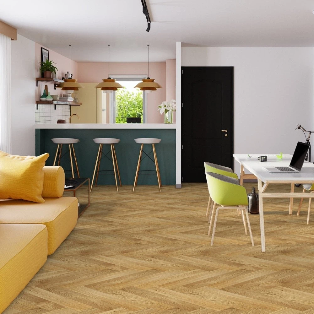 Liberty Floors Caramel Oak - Manor Herringbone Parquet 14mm Engineered Real Wood Flooring (249869) 10 Liberty Floors Caramel Oak - Manor Herringbone Parquet 14mm Engineered Real Wood Flooring (249869) - Image 8