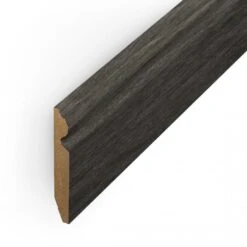 Leader Dark Grey Torus Laminate Skirting Board (2.4m)