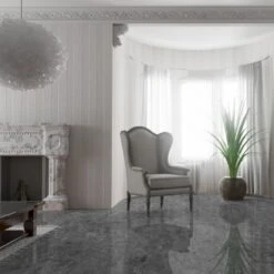 Liberty Floors Elounda Cinzento - Lustre Stone 8mm High Gloss Laminate Flooring (225708) -Quality Home Flooring Store elounda cinzento lustre stone 8mm high gloss laminate flooring 225708 p91938 208592 image