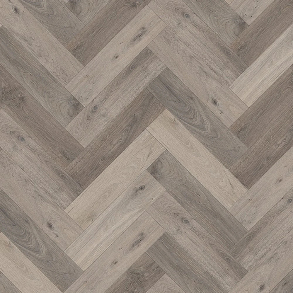 Liberty Floors Grey Oak - Herringbone SPC 5.5mm Rigid Core Vinyl Flooring (219442) 5 Liberty Floors Grey Oak - Herringbone SPC 5.5mm Rigid Core Vinyl Flooring (219442) - Image 3