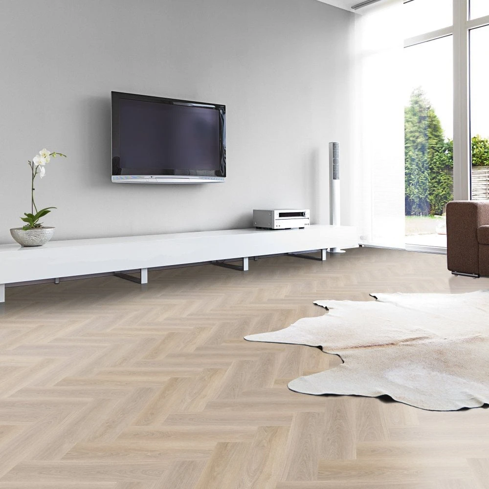 Liberty Floors Lakeside Oak - Lifestyle SPC Herringbone 5.5mm Rigid Core Vinyl Flooring (324722) 3 Liberty Floors Lakeside Oak - Lifestyle SPC Herringbone 5.5mm Rigid Core Vinyl Flooring (324722)