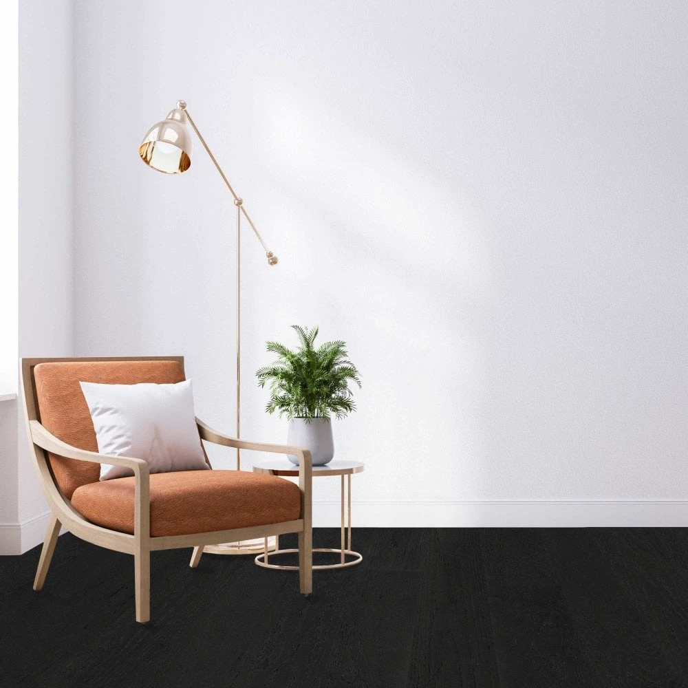 Liberty Floors Midnight Black Oak - Premier 14mm Engineered Real Wood Flooring (219580) 6 Liberty Floors Midnight Black Oak - Premier 14mm Engineered Real Wood Flooring (219580) - Image 4