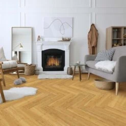 Liberty Floors Natural Bamboo - Herringbone Parquet 10mm Solid Real Wood Flooring (249973) -Quality Home Flooring Store natural bamboo herringbone parquet 10mm solid real wood flooring 249973 p108631 236314 image