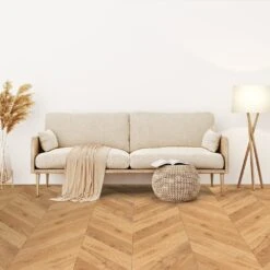 Liberty Floors Natural Oak Oiled - Chevron 15mm Engineered Real Wood Flooring (249204) -Quality Home Flooring Store natural oak oiled chevron 15mm engineered real wood flooring 249204 p108330 236671 image