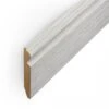Leader Off-White Torus Laminate Skirting Board (2.4m) -Quality Home Flooring Store off white torus laminate skirting board 2 4m p84918 191889 image