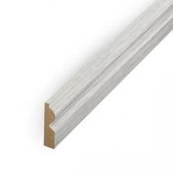 Leader Off-White Torus Laminate Skirting Board (2.4m) -Quality Home Flooring Store off white torus laminate skirting board 2 4m p84918 191890 image