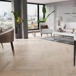 Liberty Floors Pearl White Oak - Manor Herringbone Parquet 14mm Engineered Real Wood Flooring (249872) -Quality Home Flooring Store pearl white oak manor herringbone parquet 14mm engineered real wood flooring 249872 p108539 242571 image