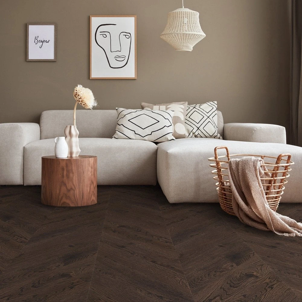 Liberty Floors Riverbank Oak - Chevron 15mm Engineered Real Wood Flooring (324686) 2 Liberty Floors Riverbank Oak - Chevron 15mm Engineered Real Wood Flooring (324686)