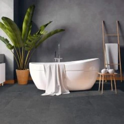 Liberty Floors Slate Black Stone - Premium Plus 6mm Rigid Core Vinyl Flooring (221002) -Quality Home Flooring Store slate black stone premium plus 6mm rigid core vinyl flooring 221002 p87274 202701 image