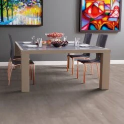 Liberty Floors Smokey Grey - Lustre 8mm High Gloss Laminate Flooring (217058) -Quality Home Flooring Store smokey grey lustre 8mm high gloss laminate flooring 217058 p84207 187687 image