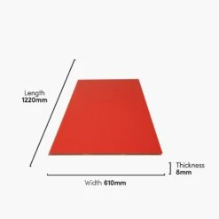 Liberty Floors Traffic Red - Lustre Flawless 8mm High Gloss Laminate Flooring (249742) -Quality Home Flooring Store traffic red lustre flawless 8mm high gloss laminate flooring 249742 p108416 236219 image