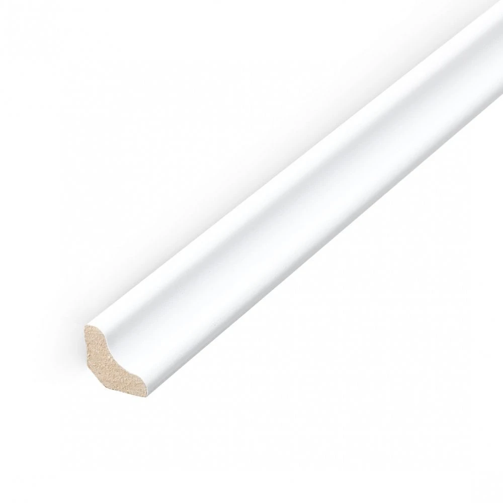 Leader White Laminate Scotia Beading (2.4m) 3 Leader White Laminate Scotia Beading (2.4m)