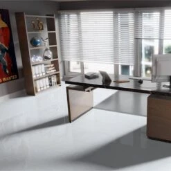 Liberty Floors White - Lustre Stone 8mm High Gloss Laminate Flooring (223770) -Quality Home Flooring Store white lustre stone 8mm high gloss laminate flooring 223770 p90000 207812 image